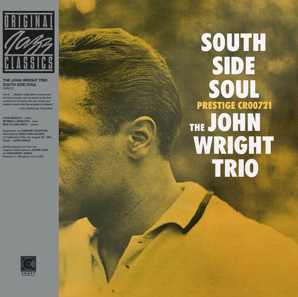 John Trio Wright – South Side Soul (Original Jazz Classics Series) (180G) 🇺🇸