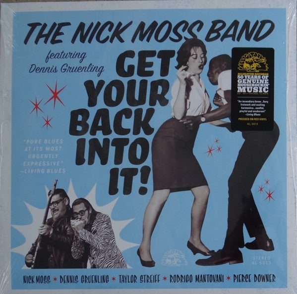 Nick Band; Dennis Gruenling Moss – Get Your Back into It (Translucent Red Vinyl) 🇺🇸