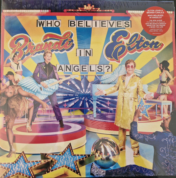 Elton & Brandi Carlile John – Who Believes in Angels? (Pink Spiral Vinyl) (I) 🇺🇸