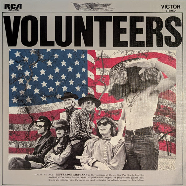 Jefferson Airplane – Volunteers (Blue Vinyl/180G/Numbered) 🇺🇸