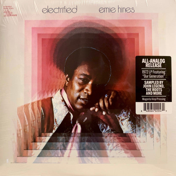 Ernie Hines – Electrified (All-analog) (Magenta Vinyl) 🇺🇸