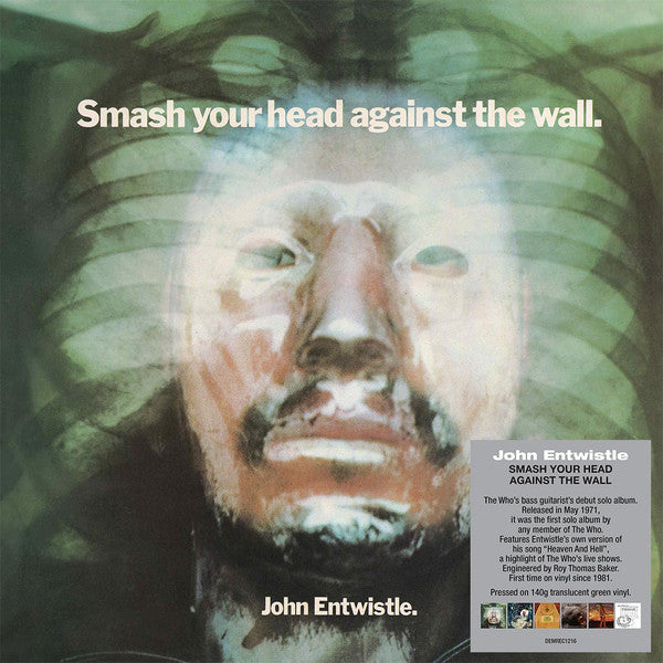 John Entwistle – Smash Your Head Against the Wall (140G/Green Vinyl) 🇺🇸