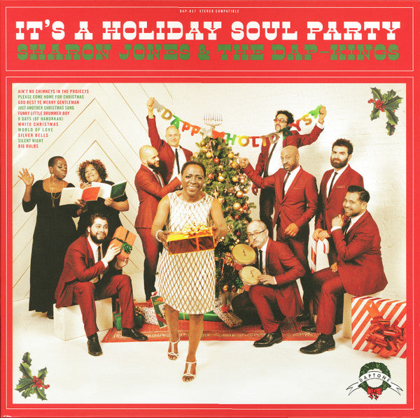 Sharon & the Dap-kings Jones – It's a Holiday Soul Party (Candy Cane Color Vinyl/DL Card) 🇺🇸