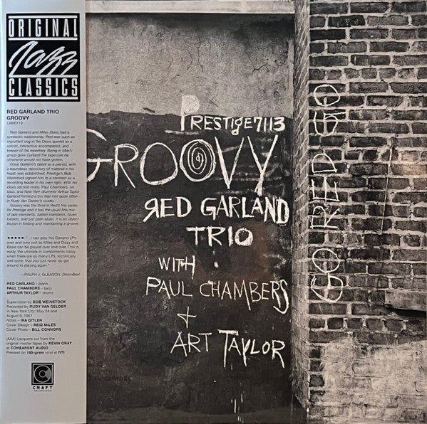 Red Trio Garland – Groovy (Original Jazz Classics Series) (180G) 🇺🇸