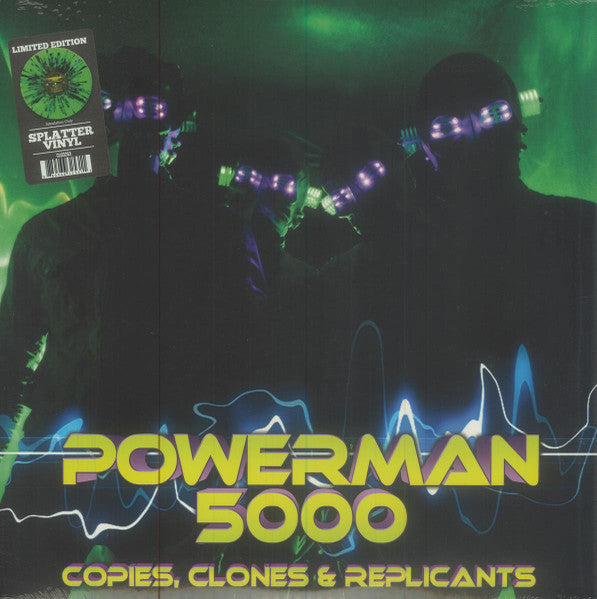 Powerman 5000 – Copies, Clones & Replicants (Green/Black Splatter Vinyl) 🇺🇸