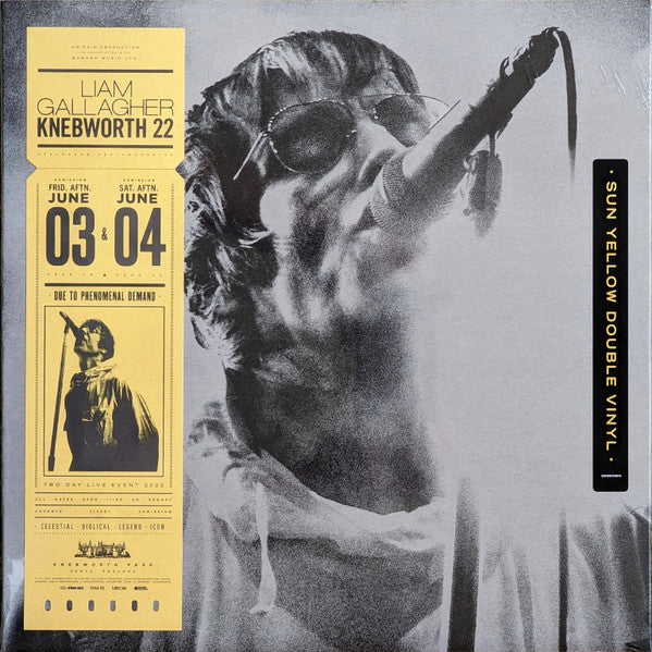 Liam Gallagher – Live at Knebworth '22 (2LP/Sun Yellow Vinyl) (I) 🇺🇸