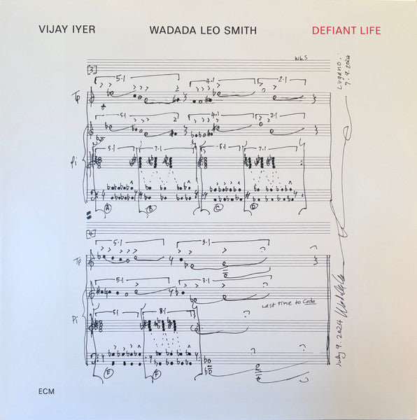 Vijay & Wadada Leo Smith Iyer – Defiant Life 🇺🇸