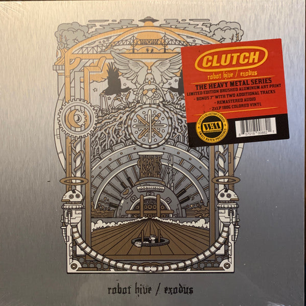 Clutch – Robot Hive / Exodus (Heavy Metal Series) (Silver Vinyl & Gold Vinyl/180G/2LP) (I) 🇺🇸