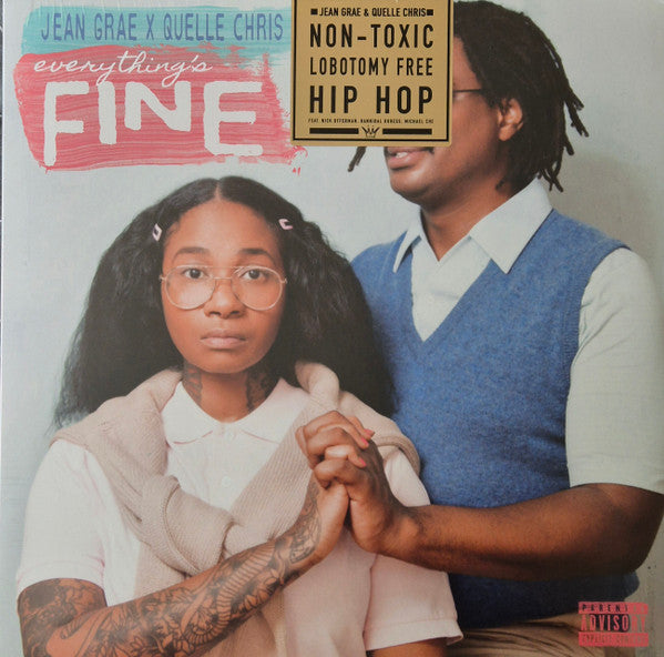Jean & Quelle Chris Grae – Everything's Fine (Ice Blue, Purple, Bubble Gum Vinyl) 🇺🇸