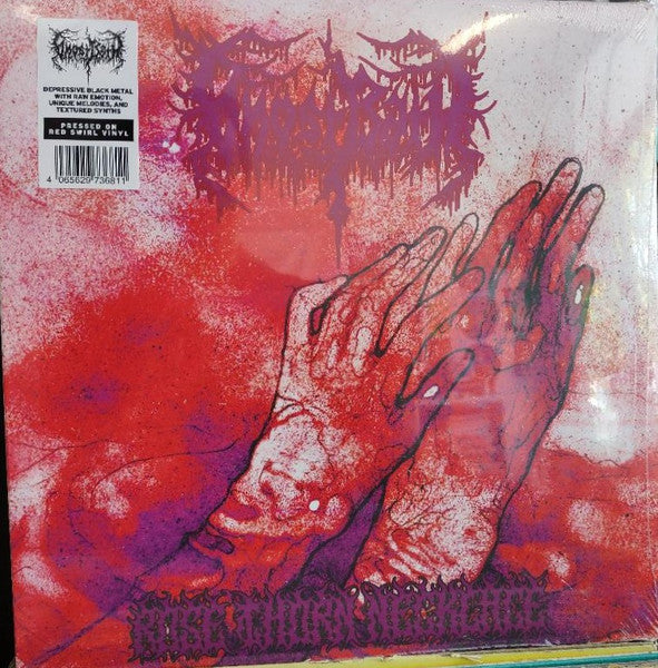 Ghost Bath – Rose Thorn Necklace (Red Swirl Vinyl) 🇺🇸