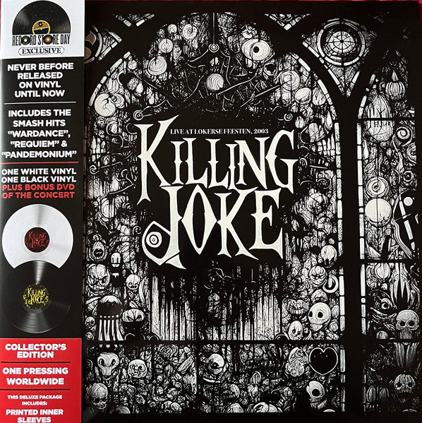 Killing Joke – Live at Lokerse Feesten, 2003 (Black/White Vinyl/2LP/DVD) (I) 🇺🇸