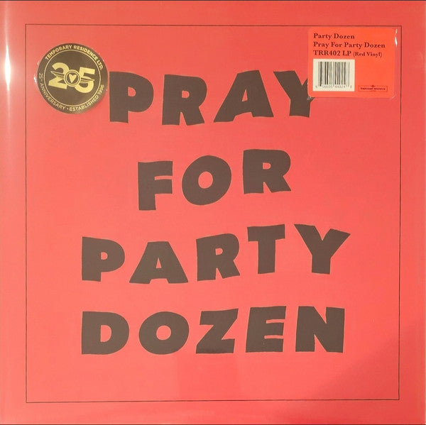 Party Dozen – Pray for Party Dozen (Opaque Red Vinyl) 🇺🇸