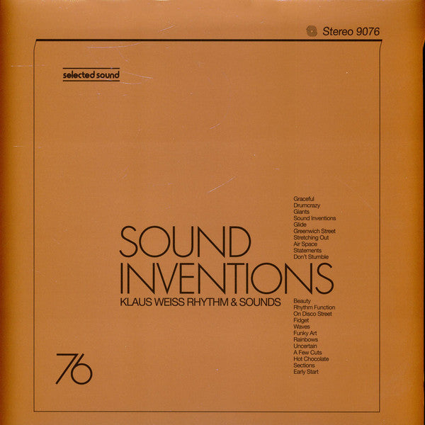 Klaus & Sounds Weiss Rhythm – Sound Inventions (Selected Sound) 🇺🇸