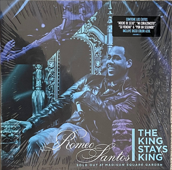 Romeo Santos – King Stays King – Sold Out At Madison Square Garden (Sea Blue Vinyl/2Lp) 🇺🇸