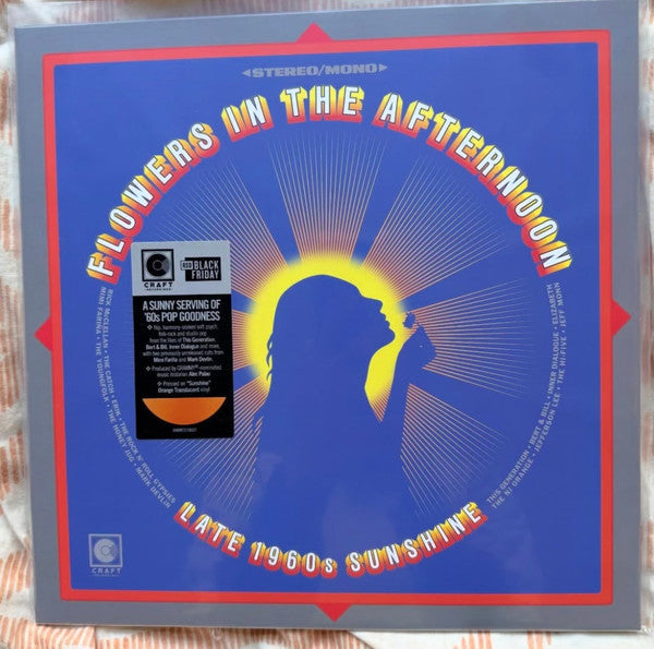 Various Artists – Flowers in the Afternoon: Late 1960's Sunshine (Translucent Orange Vinyl) (RSD) 🇺🇸