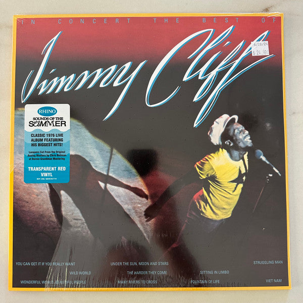 Jimmy Cliff – In Concert: the Best of Jimmy Cliff (140G/Transparent Red Vinyl ) (I) 🇺🇸