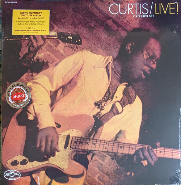 Curtis Mayfield – Curtis / Live! (2LP/140G/Fruit Punch Vinyl) (Syeor) (I) 🇺🇸