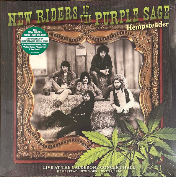 New Riders of the Purple Sage – Hempsteader: Live at the Calderone Concert Hall, Hempstead, New York, 6/25/1976 (2LP/Green Vinyl) 🇺🇸