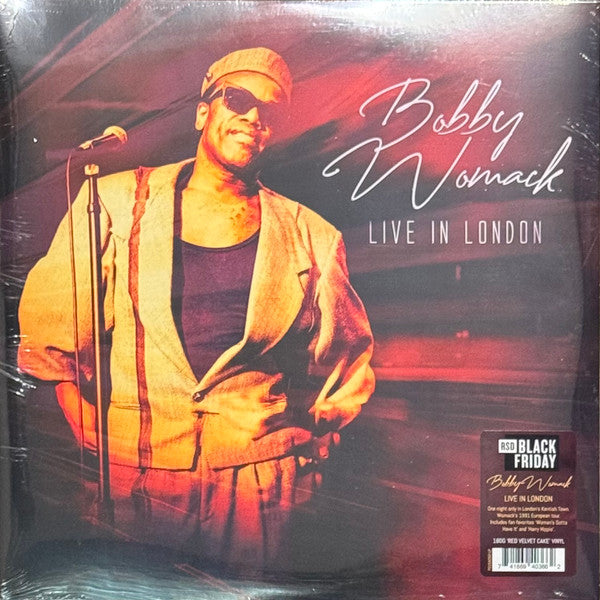 Bobby Womack – Live in London (2LP/Red Velvet Vinyl) (RSD) 🇺🇸