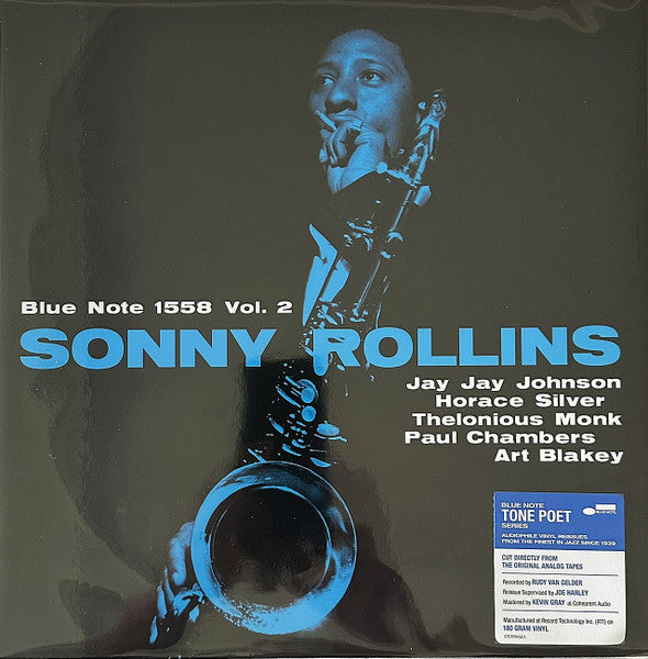Sonny Rollins – Sonny Rollins, Vol. 2 (Blue Note Tone Poet Series) (180G) 🇺🇸
