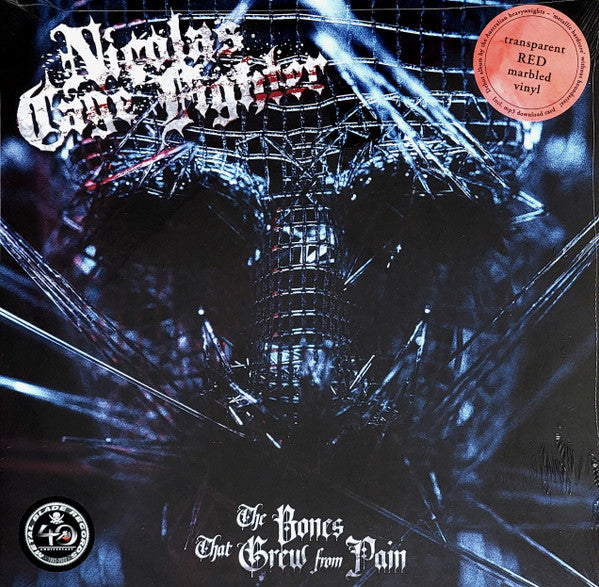 Nicolas Cage Fighter – Bones that Grew from Pain (Transparent Red Marbled Vinyl) 🇺🇸