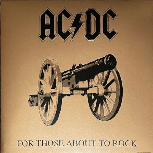 Ac/Dc – For Those About to Rock (We Salute You) (Gold Metallic Vinyl) 🇺🇸