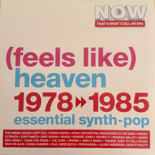 Various Artists – Now That's What I Call an Era - (Feels Like) Heaven: 1978-1985 (Red/Blue/Pink Vinyl/3LP) 🇺🇸