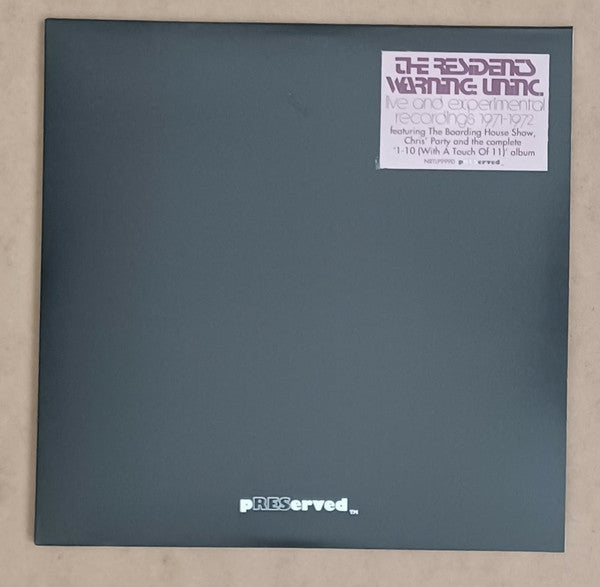 Residents – Warning: Uninc.: Live & Experimental Recordings 1971-1972 (2LP) 🇺🇸
