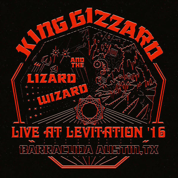 King Gizzard & the Lizard Wizard – Live at Levitation '16 (2LP/Red Vinyl) 🇺🇸