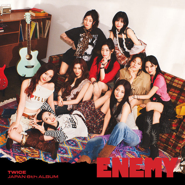 Twice – Enemy (Japanese Import/Booklet/Trading Card/Serial Number for Application/Registration/Limited) [CD Nuevo] 💿 🇺🇸