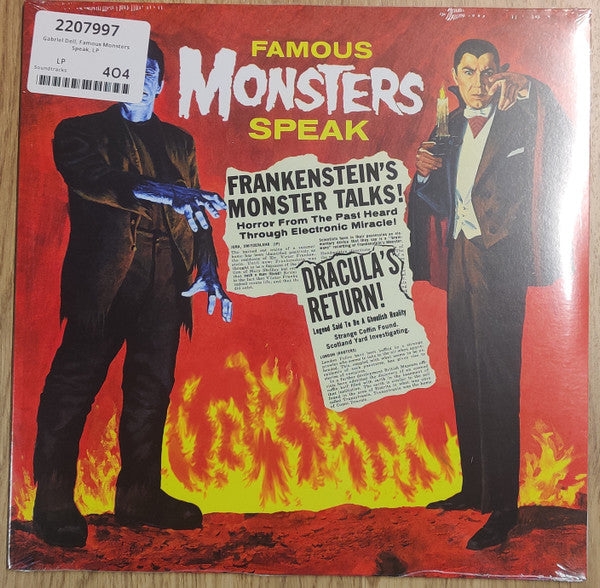 Gabriel Dell – Famous Monsters Speak (Red & Black Vinyl) 🇺🇸