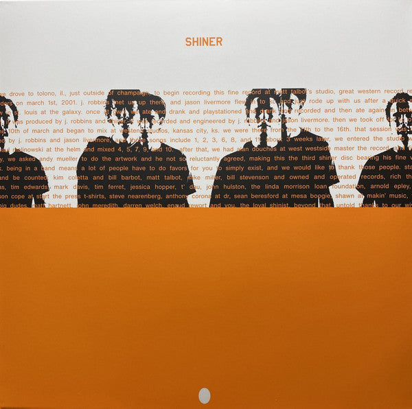 Shiner – Egg (Orange Vinyl) 🇺🇸