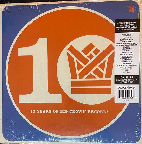 Various Artists – Bcr10 - Ten Years of Big Crown Records (2LP) 🇺🇸