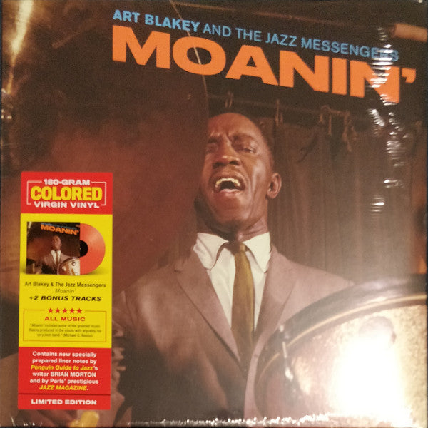 Art Blakey – Moanin' (180G/Solid Red Virgin Vinyl) 🇺🇸