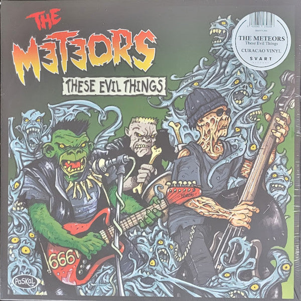 Meteors – These Evil Things (Blue Curacao Color Vinyl) 🇺🇸