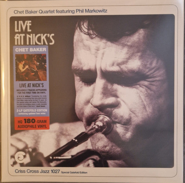 Chet Quartet Baker – Live at Nick's (2LP) 🇺🇸