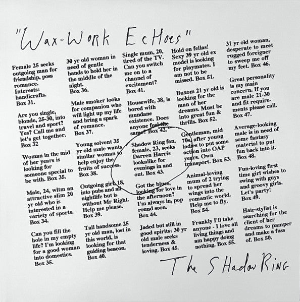 Shadow Ring – Wax-work Echoes 🇺🇸