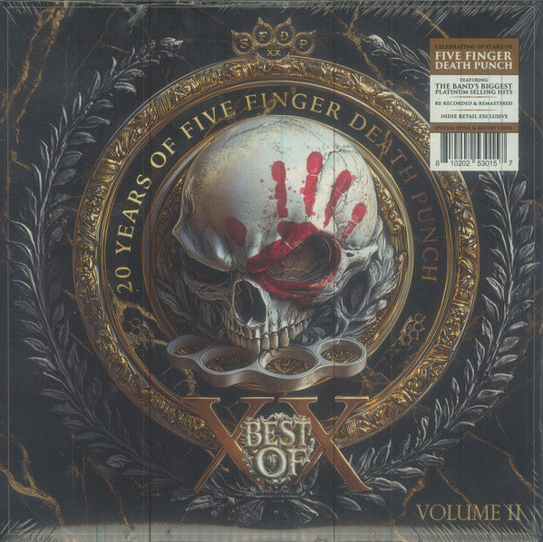 Five Finger Death Punch – Best of: Volume 2 (White/Red Vinyl/2LP) (I) 🇺🇸