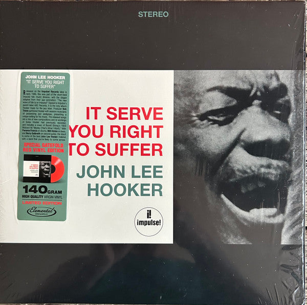 John Lee Hooker – It Serves You Right to Suffer (Red Vinyl) 🇺🇸