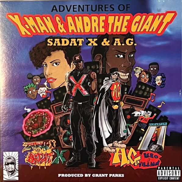 Sadat X & A.g. – Adventures of X-man & Andre the Giant (Comic/poster) 🇺🇸