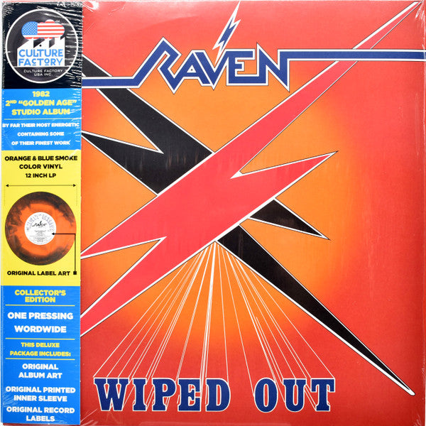 Raven – Wiped Out (Blue Smoke Vinyl) 🇺🇸