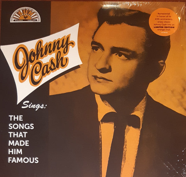 Johnny Cash – Sings the Songs that Made Him Famous (Remastered 2023) (Tangerine Vinyl) 🇺🇸
