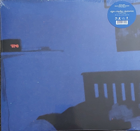 Sign Crushes Motorist – Hurting (Clear Blue Splatter Vinyl) 🇺🇸
