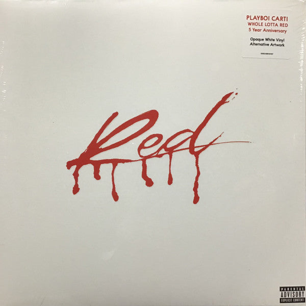 Playboi Carti – Whole Lotta Red (X) (5 Year Anniversary Edition) (Rain Cloud White Vinyl/2LP) 🇺🇸