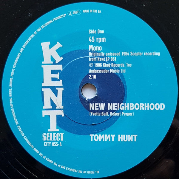 Tommy Hunt – New Neighborhood / I'm Lonely for You 🇺🇸