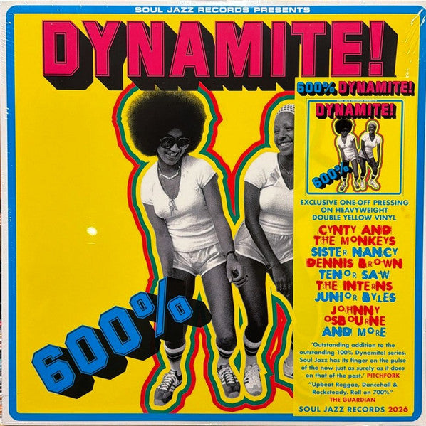 Soul Jazz Records Presents – 600% Dynamite! Ska. Soul. Rocksteady. Funk & Dub in Jamaica (2LP) 🇺🇸