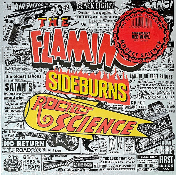 Flaming Sideburns – Rocket Science (Original Artyfacts from the Psychedelic Era 1996-1999) (Colored Vinyl) 🇺🇸