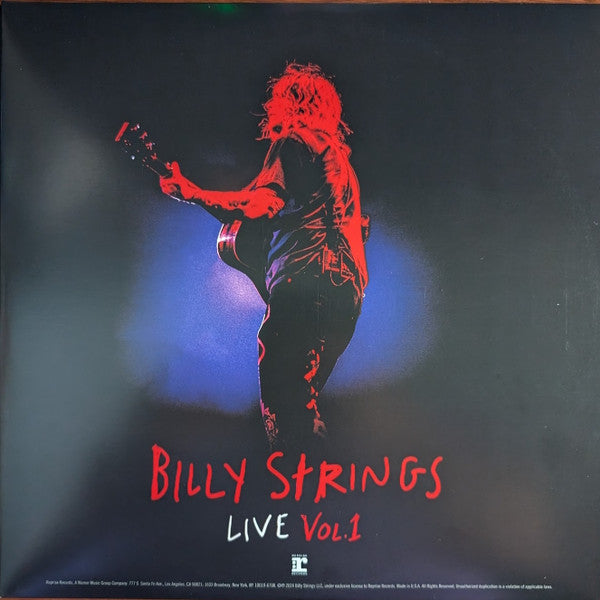 Billy Strings – Billy Strings Live: VOL. 1 (Translucent Blue Vinyl/180G/2LP) (I) 🇺🇸