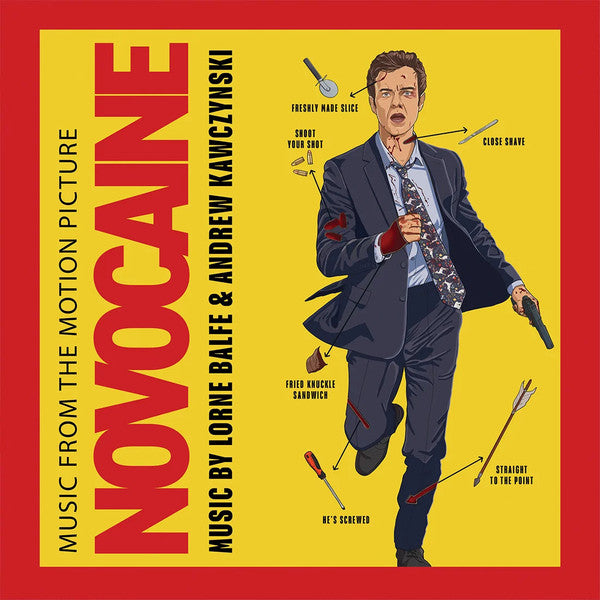 Lorne; Andrew Kawczynski Bafle – Novocaine OST (Red/Yellow Split Vinyl) 🇺🇸