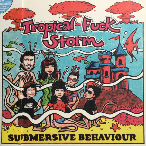 Tropical Fuck Storm – Submersive Behaviour (Clear & Aqua Blue Smoke Vinyl) 🇺🇸